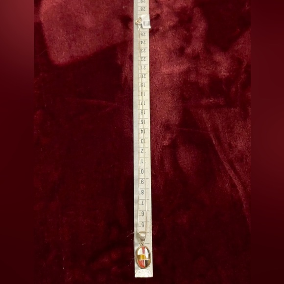 BG Mudd Native American Artisan Inlay Sterling silver necklace - Picture 4 of 4